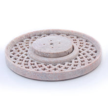 Load image into Gallery viewer, SAVON Round tealight Holder candlestand Incense Stick Burner Decorative Centerpiece Votive Plastic Free