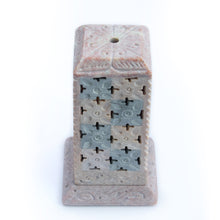 Load image into Gallery viewer, SAVON Stone Incense Stick Holder Palo Santo Holder with Cover 3 Parts tealight Stand Aromatherapy Plastic Free