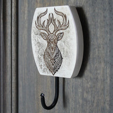 Load image into Gallery viewer, SAVON Wooden Wall Hook for Coats Keys Hanger Pack of 2 Farmhouse Rustic