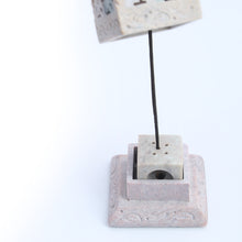 Load image into Gallery viewer, SAVON Stone Incense Stick Holder Palo Santo Holder with Cover 3 Parts tealight Stand Aromatherapy Plastic Free