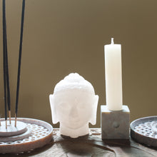 Load image into Gallery viewer, SAVON Meditating Buddha Stone Idol Statue Small Tabletop Peace Figurine 3.5 x 2 inch