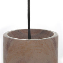 Load image into Gallery viewer, SAVON Stone Incense Stick Holder Burner Candle Stand Round Modern Minimalist Geometric Art Deco