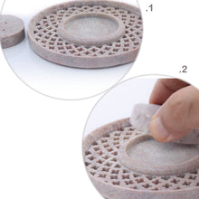 Load image into Gallery viewer, SAVON Round tealight Holder candlestand Incense Stick Burner Decorative Centerpiece Votive Plastic Free