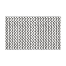 Load image into Gallery viewer, Cotton Flatweave Area Rug Woven Black and White Chevron 1168