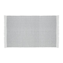 Load image into Gallery viewer, Cotton Flatweave Area Rug Woven Light Gray Argyle 1180