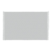 Load image into Gallery viewer, Cotton Flatweave Area Rug Woven Light Gray Argyle 1180
