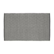 Load image into Gallery viewer, Cotton Flatweave Area Rug Woven Black and White Argyle 1184