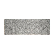 Load image into Gallery viewer, Hand Wool Area Rug Gray Woven Straw Weave Pattern 1200