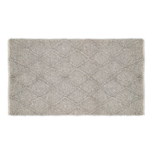 Load image into Gallery viewer, Hand Woven Wool Area Rug Footmat Doormat Woven Brown Long Harlequin 1204
