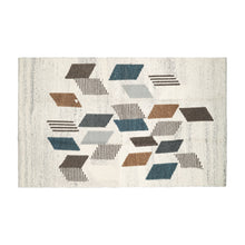 Load image into Gallery viewer, Hand Wool Area Rug Woven Geometric Modern Abstract 1220