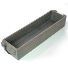 Load image into Gallery viewer, Serving Tray for Glasses Bottles Bar Planter Centerpiece 15 inch Narrow