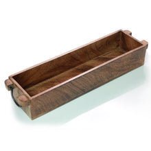Load image into Gallery viewer, Serving Tray Wood for Wine Bar Whiskey Rectangular Indoor Planter Centerpiece