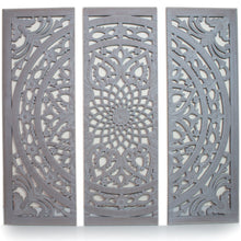 Load image into Gallery viewer, Wooden Wall Art Hanging Headboard Mural Releif Carved 48 inches