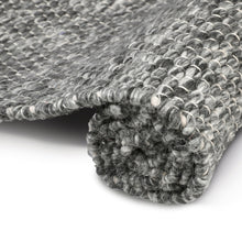 Load image into Gallery viewer, Hand Woven Wool Area Rug Woven Solid Gray 1240