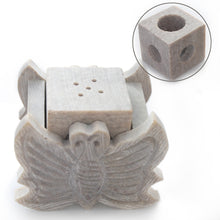 Load image into Gallery viewer, SAVON Stone Incense Holder for Stick Cones Frankincense Palo Santo Butterfly