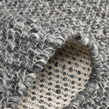Load image into Gallery viewer, Hand Woven Wool Area Rug Woven Solid Gray 1240