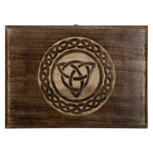 Load image into Gallery viewer, Wooden Side end Table Square Art Deco Carved