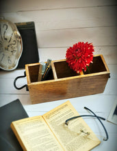 Load image into Gallery viewer, Wooden Cutlery Holder Caddy Organizer