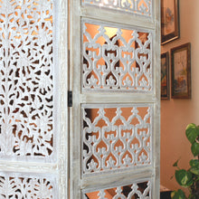 Load image into Gallery viewer, Wooden Room Divider Partition 3 Panels Foldable 6 x 5 Feet