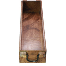 Load image into Gallery viewer, Serving Tray Wood for Wine Bar Whiskey Rectangular Indoor Planter Centerpiece