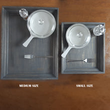 Load image into Gallery viewer, Extra Large Serving Tray Wooden Tea Coffee Breakfast 24 x 17 inches set of 3