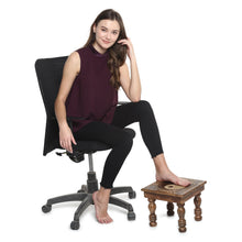 Load image into Gallery viewer, SAVON Wooden Step Stool Small Footstool footrest Table yin yang