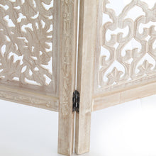 Load image into Gallery viewer, Wooden Room Divider Partition 3 Panels Foldable 6 x 5 Feet