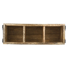 Load image into Gallery viewer, Wooden Cutlery Holder Caddy Organizer