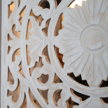 Load image into Gallery viewer, Wooden Room Divider Partition Gray 3 Panels Foldable 6 x 5 Feet