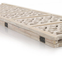 Load image into Gallery viewer, Wooden Room Divider Partition 3 Panels Foldable 6 x 5 Feet