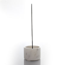 Load image into Gallery viewer, SAVON Stone Incense Stick Holder Burner Candle Stand Round Modern Minimalist Geometric Art Deco
