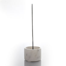 Load image into Gallery viewer, SAVON Stone Incense Stick Holder Burner Candle Stand Round Modern Minimalist Geometric Art Deco