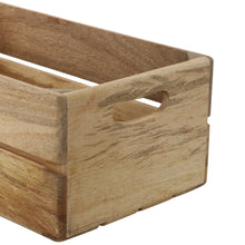Load image into Gallery viewer, SAVON Wooden Storage Large Crate Organizer Rustic Basket Bin Box