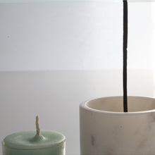 Load image into Gallery viewer, SAVON Stone Incense Stick Holder Burner Candle Stand Round Modern Minimalist Geometric Art Deco