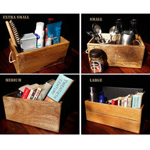 Load image into Gallery viewer, SAVON Wooden Storage Large Crate Organizer Rustic Basket Bin Box