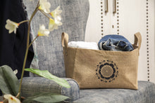 Load image into Gallery viewer, Jute storage baskets empty for kids toys closet organizer shoes clothing picnics patio easter
