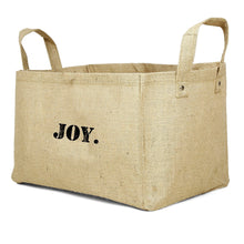 Load image into Gallery viewer, Jute storage baskets empty for kids toys closet organizer shoes clothing picnics patio easter