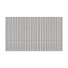 Load image into Gallery viewer, Cotton Flatweave Area Rug Woven Black and White Chevron 1168

