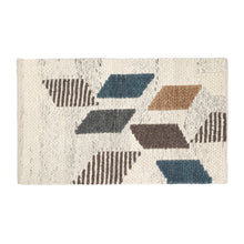 Load image into Gallery viewer, Hand Wool Area Rug Woven Geometric Modern Abstract 1220
